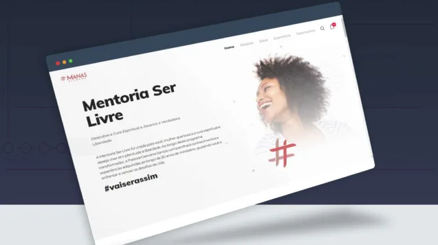 Site Para Venda de Mentoria - Manas Academy